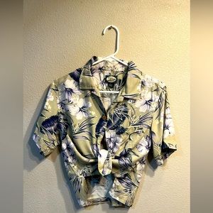 TOMMY BAHAMA TROPICAL CROP TOP